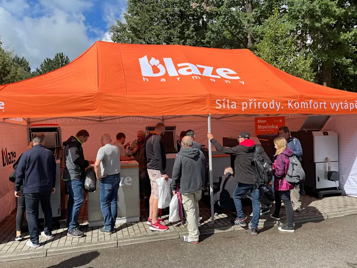 Stánek BLAZE HARMONY na výstavě Země živitelka 2021