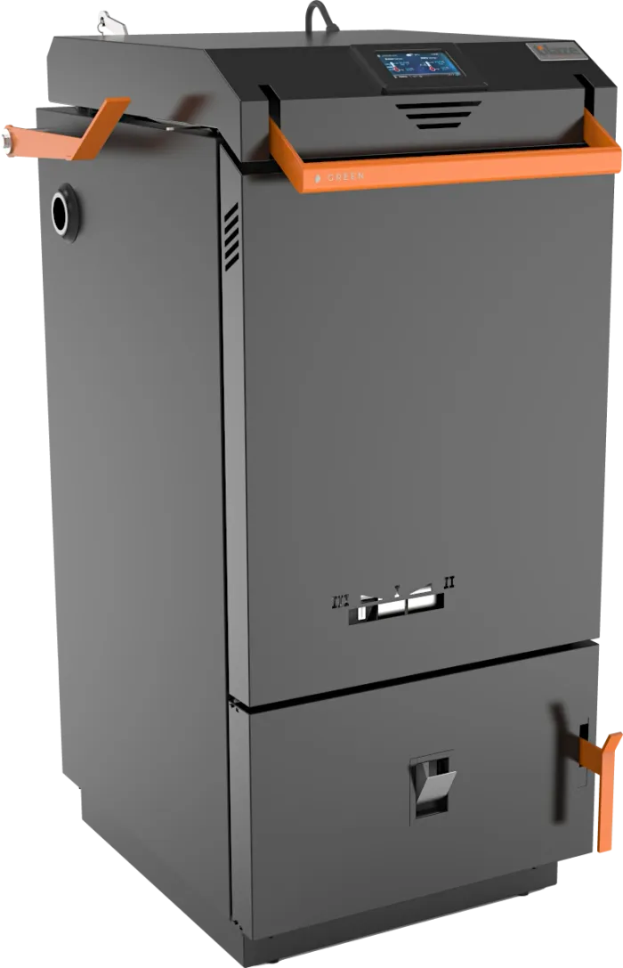 Extremely ecological wood boiler BLAZE GREEN