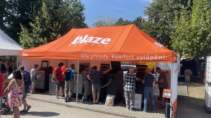 Stánek BLAZE HARMONY na veletrhu Země živitelka 2023