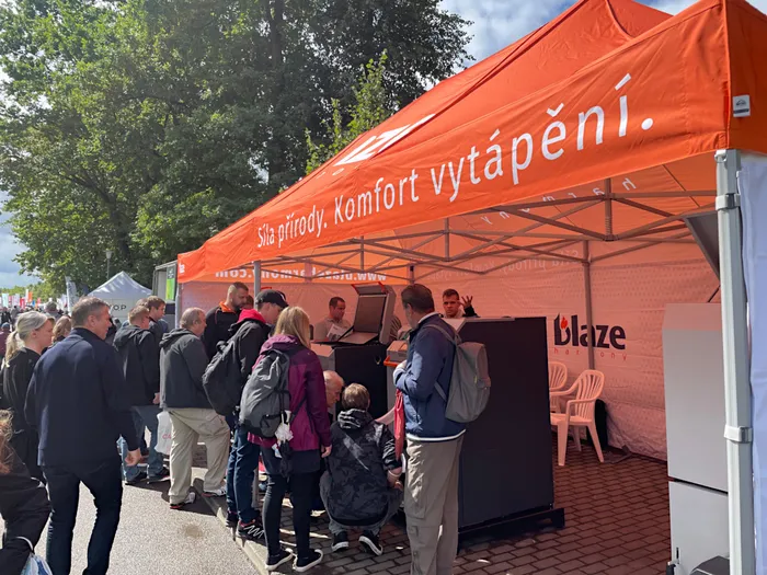 Kotle BLAZE HARMONY lákaly návštěvníky na výstavě Země živitelka 2021