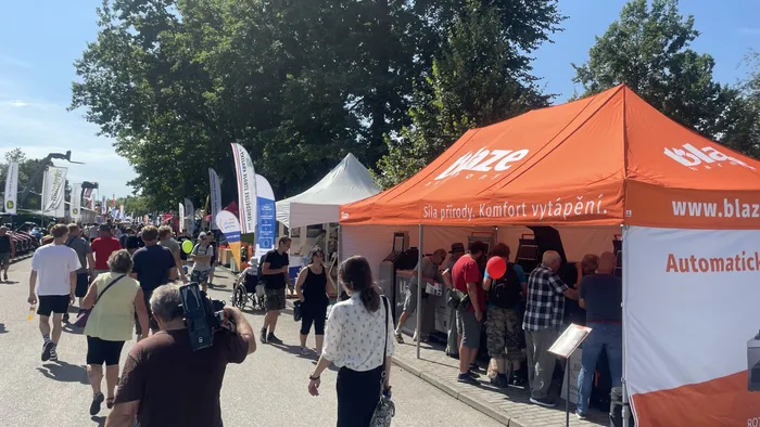 Stánek BLAZE HARMONY na veletrhu Země živitelka 2023